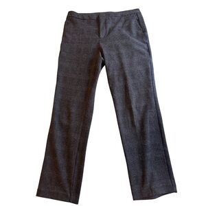 Crosby Women's Gray Checkered Trousers
